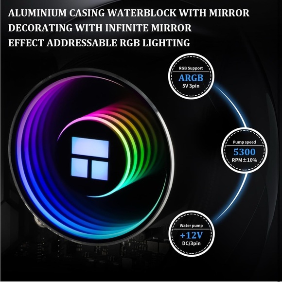 RGB LED Computer Cooling Fans (009) - Picture 3 of 6